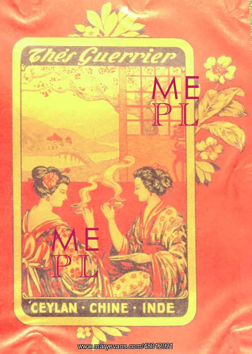 : Advertisement for Guerrier teas : Advertisement for Guerrier teas