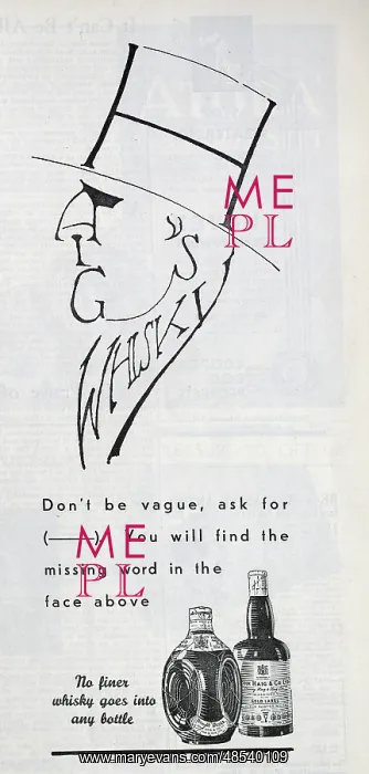 : Advert for Haig Whisky : Advert for Haig Whisky
