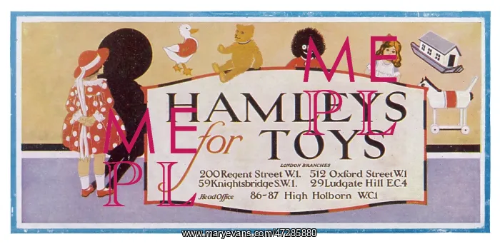 : ADVERT / HAMLEYS / 1920S : ADVERT / HAMLEYS / 1920S