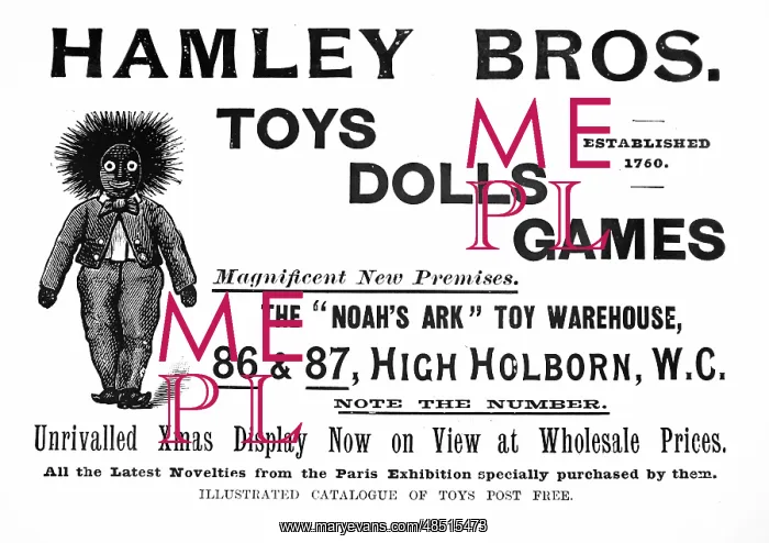  : Advertisement for Hamleys toy store