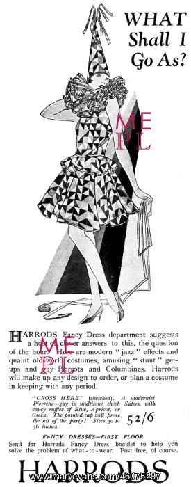  : Advertisement for Harrods in the Sketch