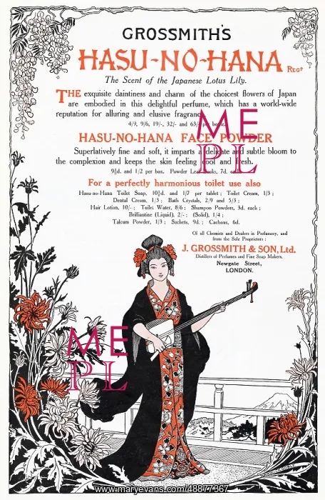 : Advert for Hasu-No-Hana - Perfume 192 : Advert for Hasu-No-Hana - Perfume 192