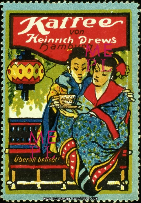  : Advertisement for Heinrich Drews coffee
