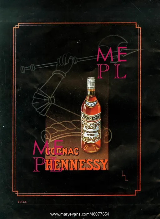  : Advertisement for Hennessy cognac