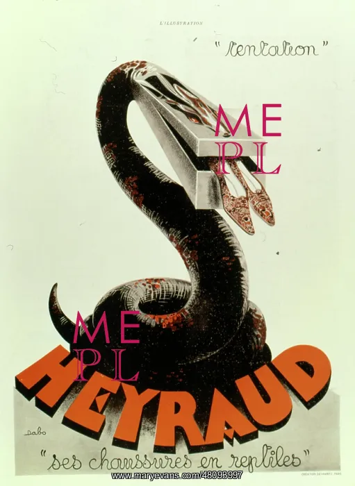 : Advertisement for Heyraud shoes : Advertisement for Heyraud shoes