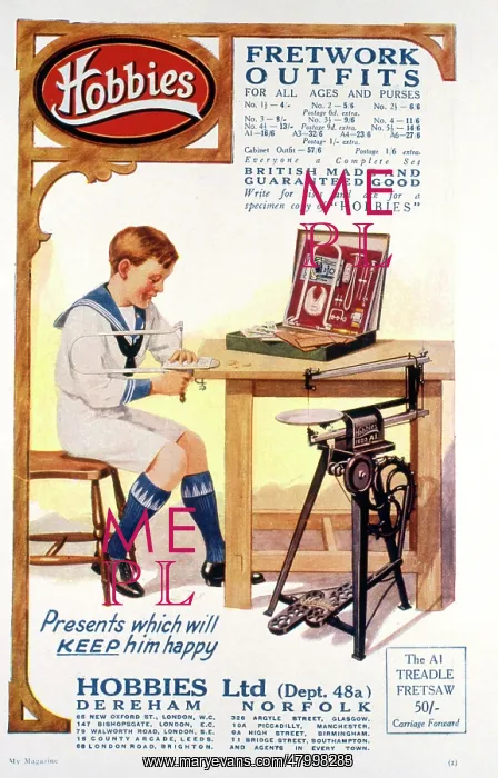 : Advertisement for Hobbies Ltd : Advertisement for Hobbies Ltd