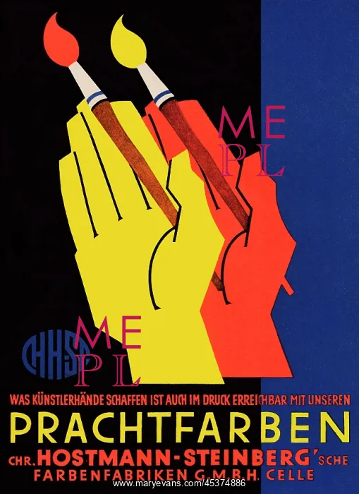 : Advertisement for Hostmann-Steinberg inks : Advertisement for Hostmann-Steinberg inks