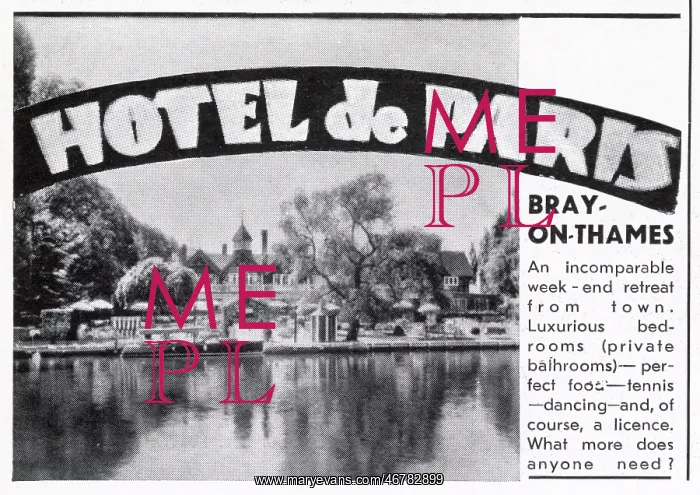 : Advertisement for Hotel de Paris at Bray : Advertisement for Hotel de Paris at Bray