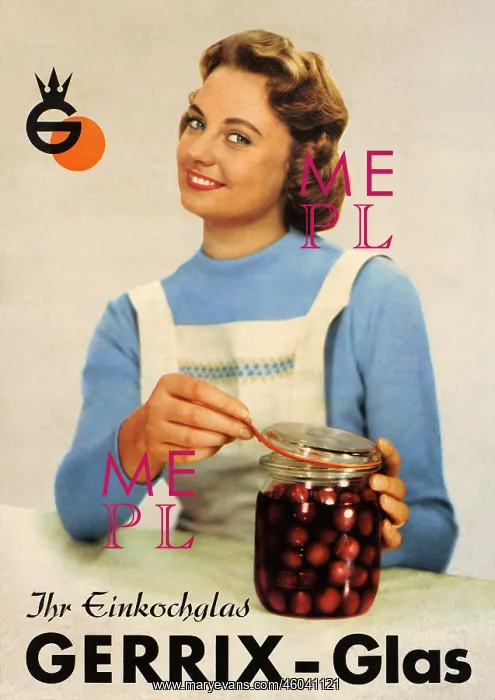  : advertising, household, GERRIX glass, Germany