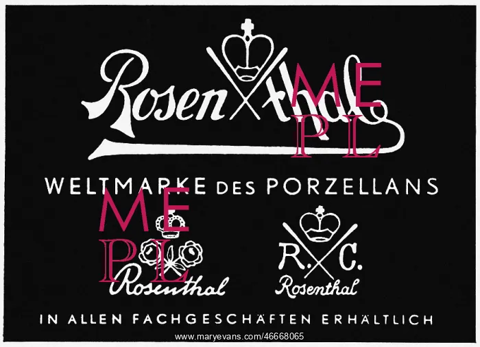 : advertising, household, porcelain, Rosenthal : advertising, household, porcelain, Rosenthal
