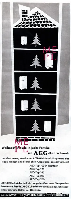 : advertising, houshold appliances, AEG refrigerator : advertising, houshold appliances, AEG refrigerator
