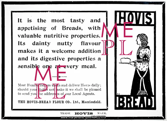  : An advertisement for Hovis bread