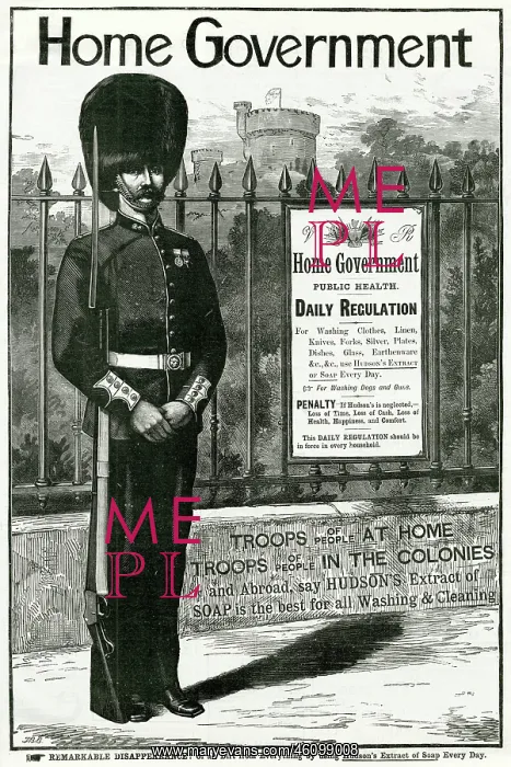 : Advert for Hudson's Extract of Soap 1887 : Advert for Hudson's Extract of Soap 1887
