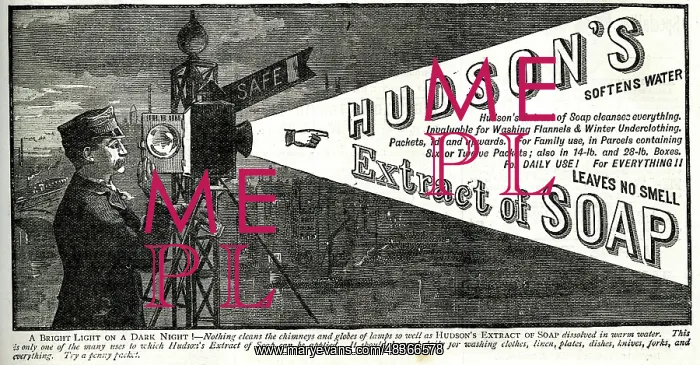 : Advert, Hudson's Extract of Soap : Advert, Hudson's Extract of Soap