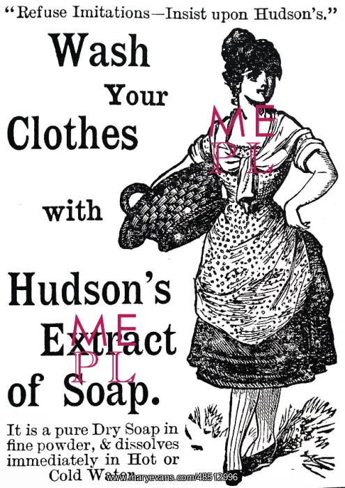  : An advert for Hudson's soap