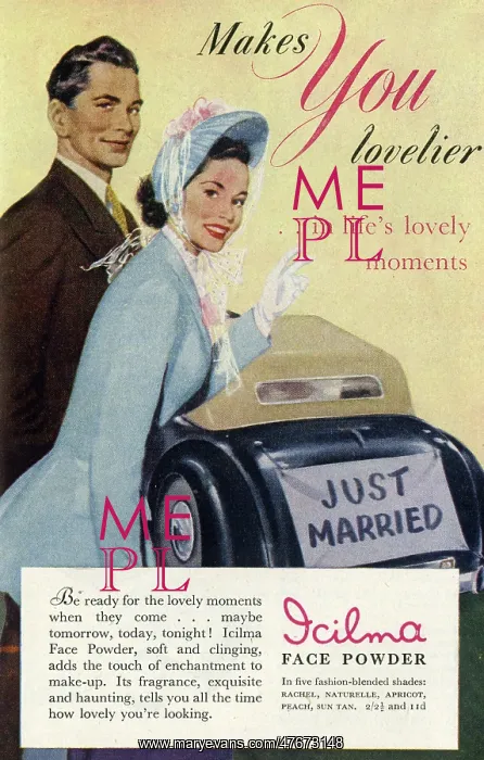  : Advertisement for Icilma face powder