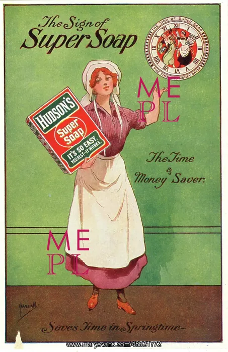: Advertising Insert - Hudson's Super Soap : Advertising Insert - Hudson's Super Soap