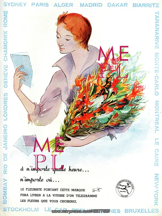 : Advertisement for Interflora : Advertisement for Interflora