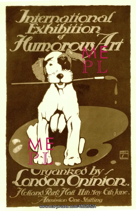 : An ad for the International Exhibition of humorous art : An ad for the International Exhibition of humorous art