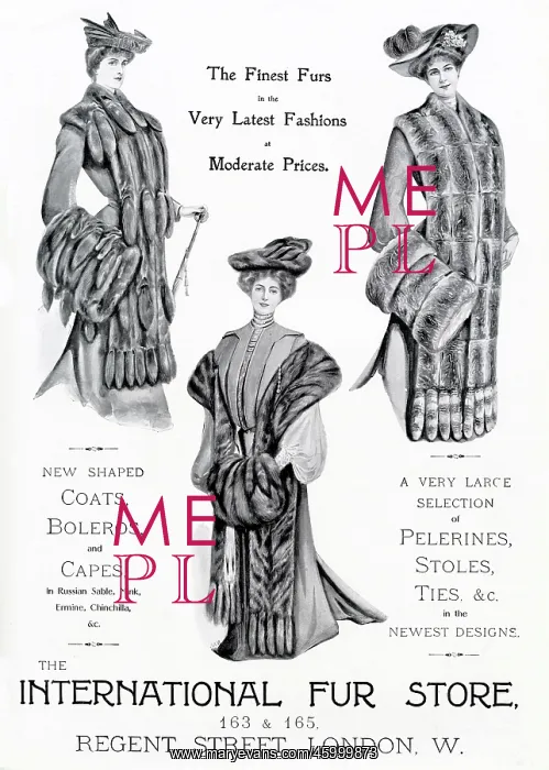 : Advert for International Fur Store 1903 : Advert for International Fur Store 1903