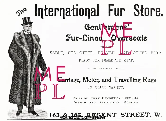 : Advert for International Fur Store 1903 : Advert for International Fur Store 1903