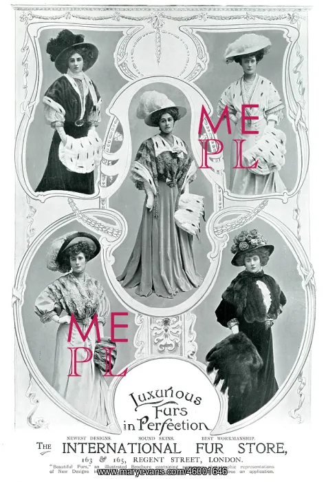 : Advert for International Fur Store 1907 : Advert for International Fur Store 1907