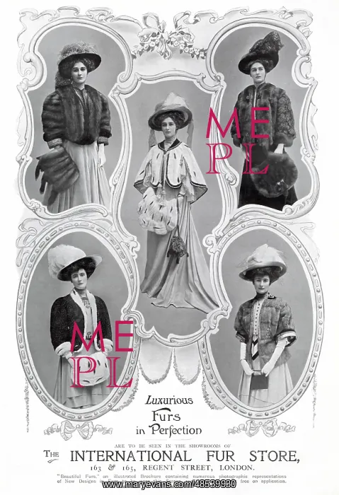 : Advert for International Fur Store 1907 : Advert for International Fur Store 1907