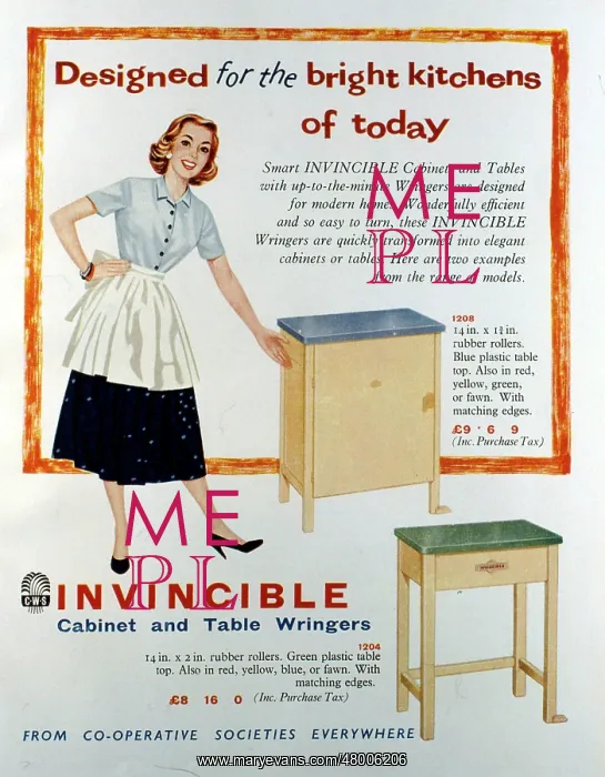 : Advertisement for Invincible Wringers : Advertisement for Invincible Wringers