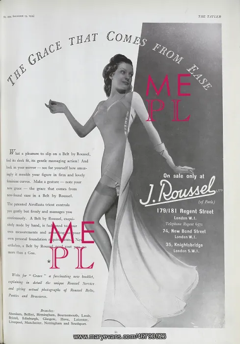 : Advert for J Roussel : Advert for J Roussel