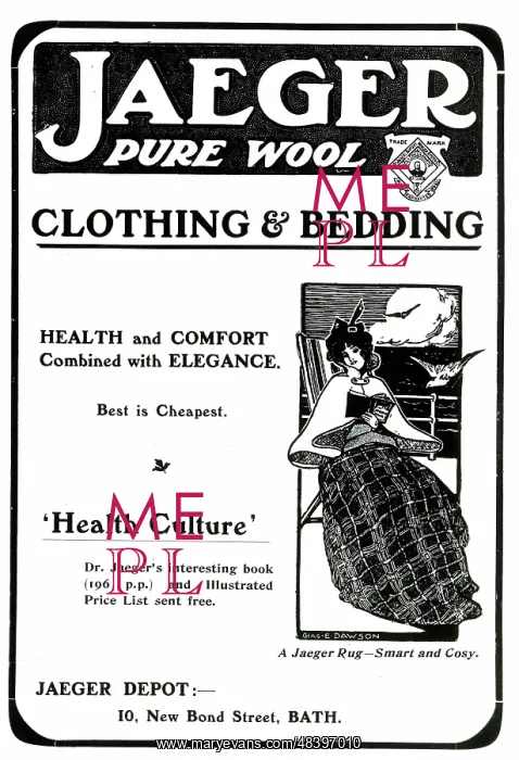  : Advert for Jaeger Pure Wool, New Bond Street, Bath