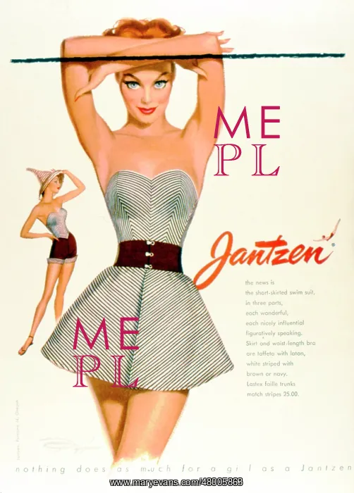 : Advertisement for Jantzen swimwear : Advertisement for Jantzen swimwear