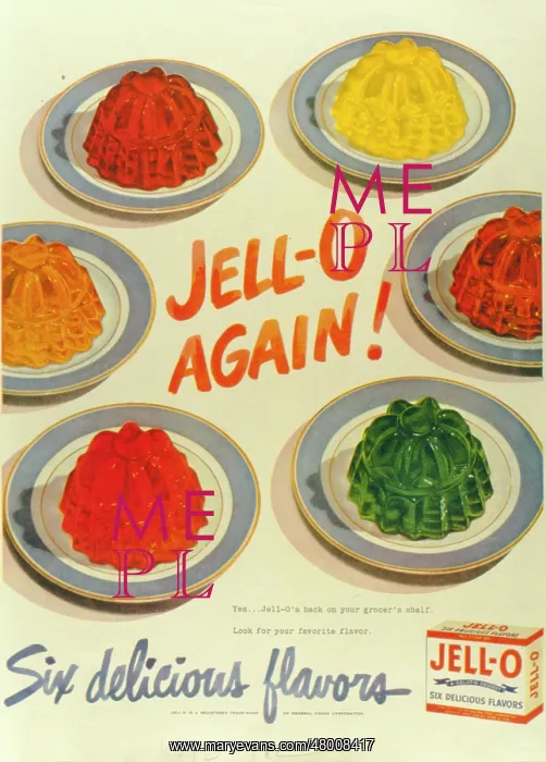 : Advertisement for Jell-O jelly : Advertisement for Jell-O jelly
