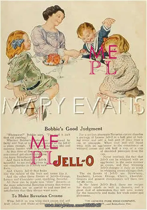 : ADVERT / JELLY / JELL-O 1919 : ADVERT / JELLY / JELL-O 1919
