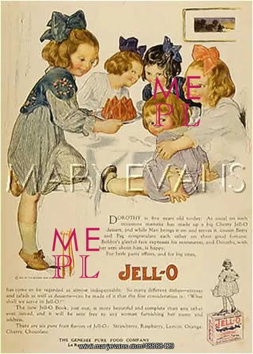 : ADVERT / JELLY / JELL-O 1921 : ADVERT / JELLY / JELL-O 1921