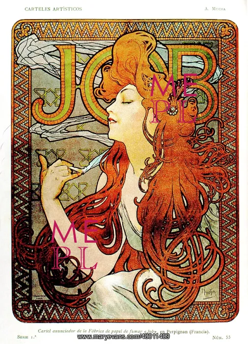 : Advertisement for Job cigarette papers : Advertisement for Job cigarette papers