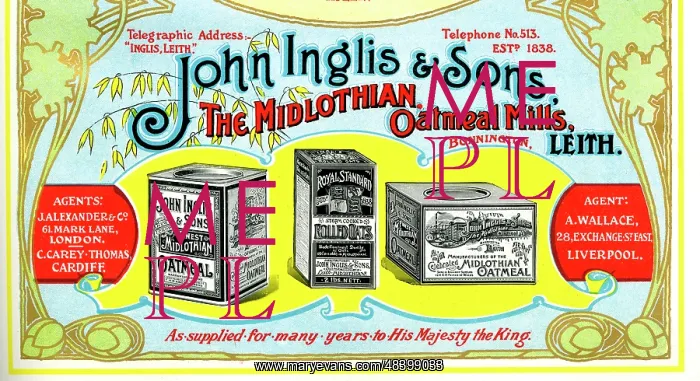 : Advert, John Inglis & Sons, Leith, Scotland : Advert, John Inglis & Sons, Leith, Scotland