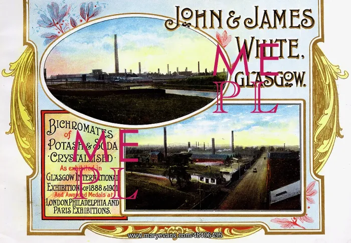 : Advert, John & James White, Glasgow, Scotland : Advert, John & James White, Glasgow, Scotland