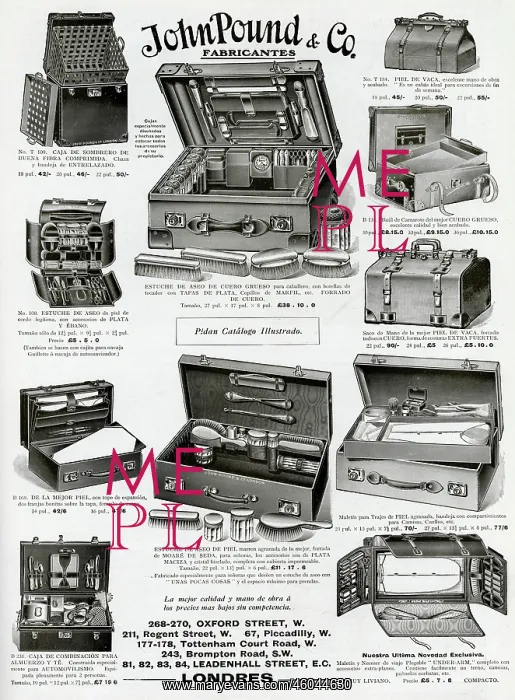 : Advert for John Pound & Co cases 1913 : Advert for John Pound & Co cases 1913