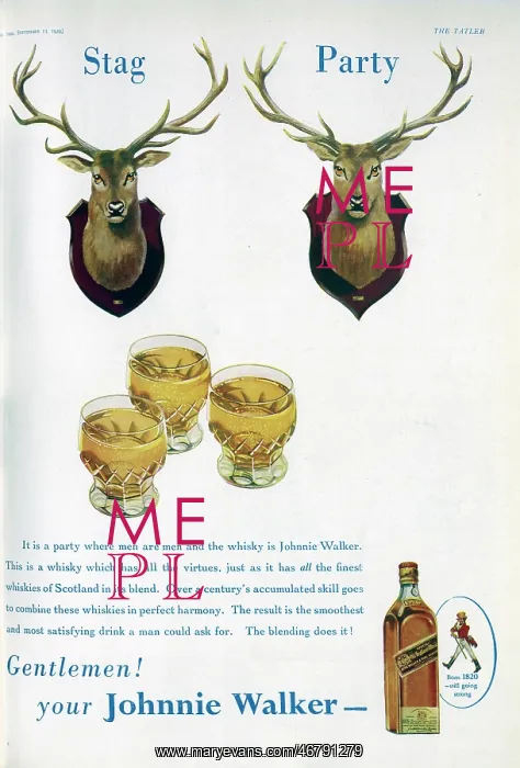 : Advert for Johnnie Walker whisky : Advert for Johnnie Walker whisky