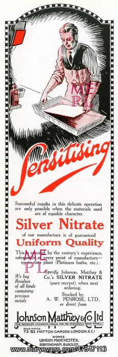 : An advertisement for Johnson Matthey & Co. Ltd : An advertisement for Johnson Matthey & Co. Ltd