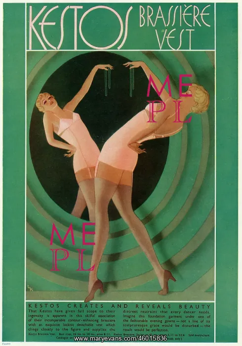 : Advert for Kestos lingerie 1932 : Advert for Kestos lingerie 1932