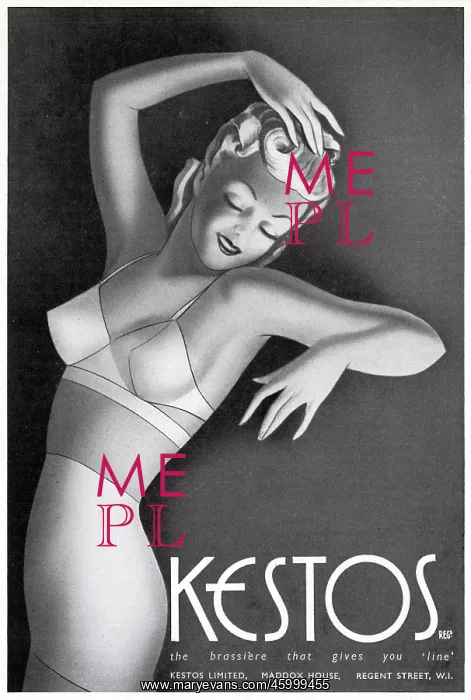 : Advert for Kestos lingerie 1940 : Advert for Kestos lingerie 1940