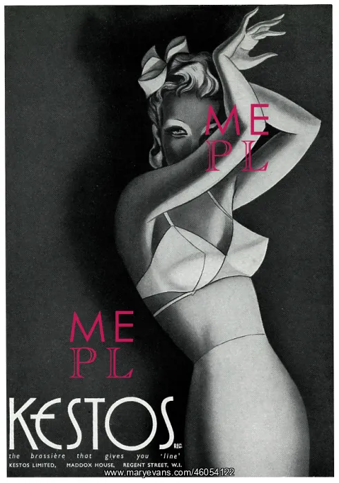 : Advert for Kestos lingerie 1940 : Advert for Kestos lingerie 1940