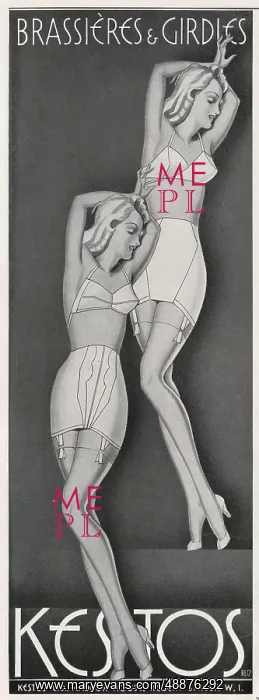 : Advert for Kestos lingerie 1940 : Advert for Kestos lingerie 1940