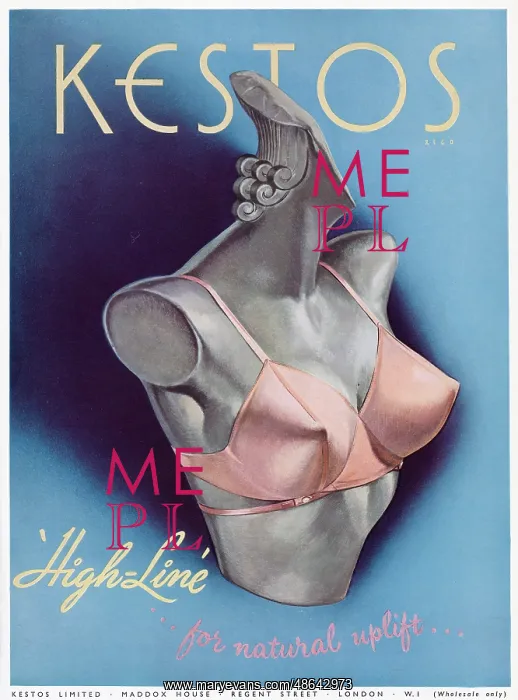 : Advert for Kestos lingerie 1951 : Advert for Kestos lingerie 1951