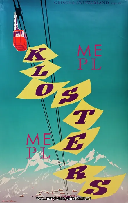  : Advertisement for Klosters, Switzerland