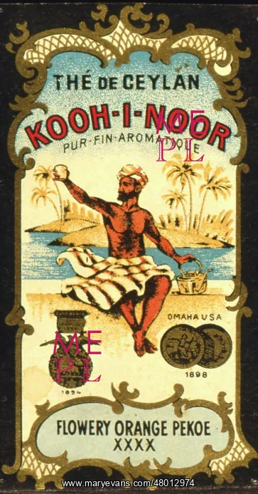 : Advertisement for Kooh-I-Noor Tea from Ceylon : Advertisement for Kooh-I-Noor Tea from Ceylon