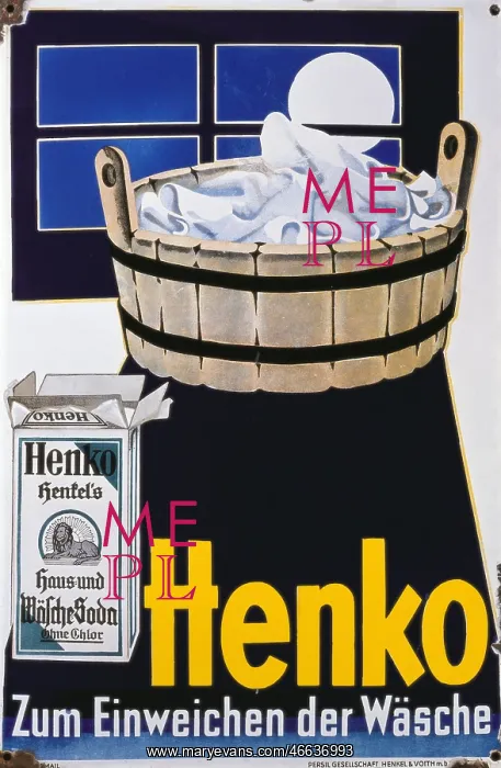 : advertising, laundry detergents, Henko - For : advertising, laundry detergents, Henko - For