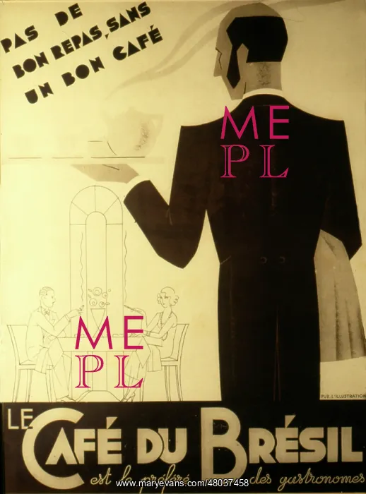 : Advertisement for Le Cafe du Bresil : Advertisement for Le Cafe du Bresil