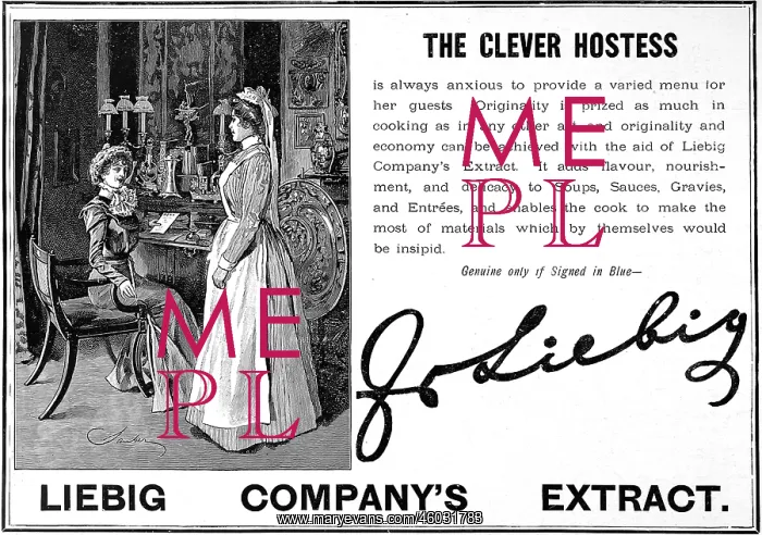 : Advert for Liebig extract : Advert for Liebig extract
